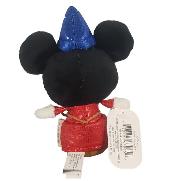 Disney Hallmark Itty Bittys Sorcerer Mickey Plush Beanbag Toy Collectible - Picture 3 of 4